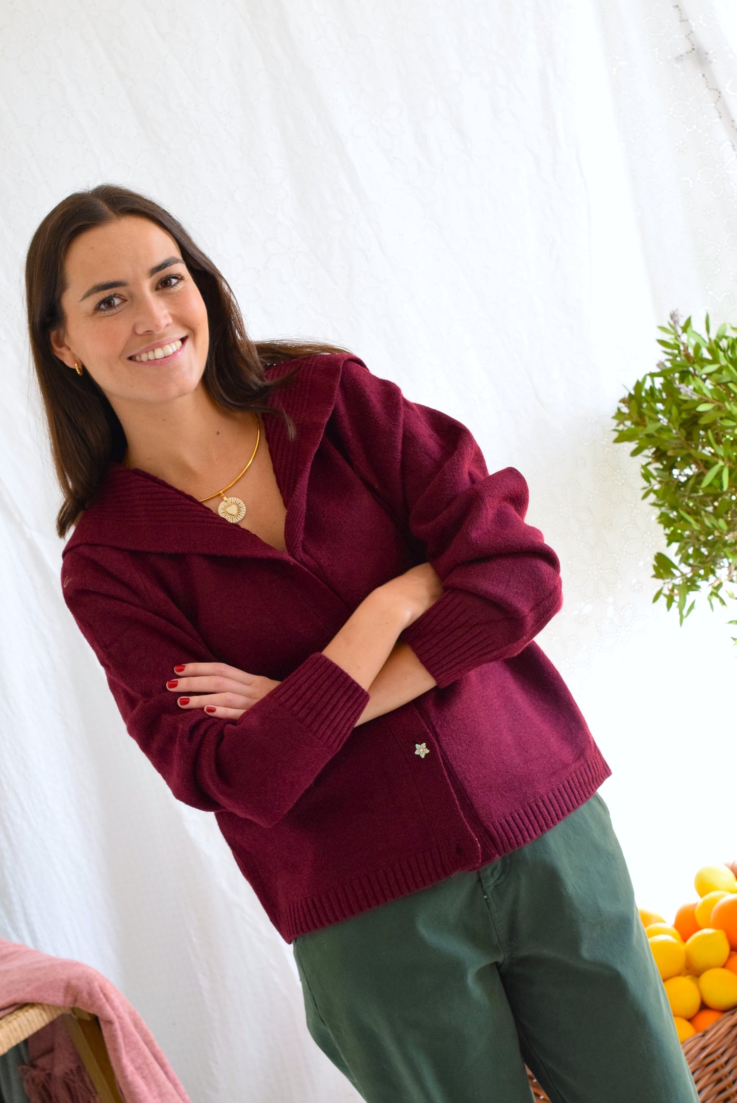 CHAQUETA MARINA - GRANATE