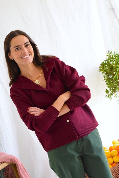 CHAQUETA MARINA - GRANATE