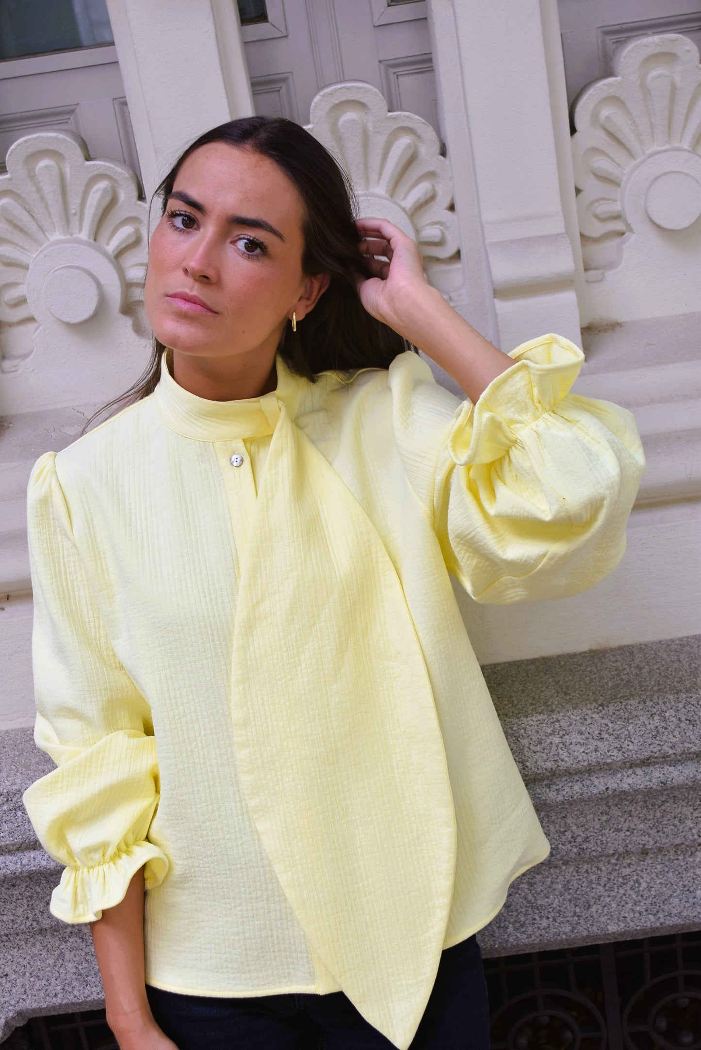 RAFAELA BLOUSE - YELLOW -
