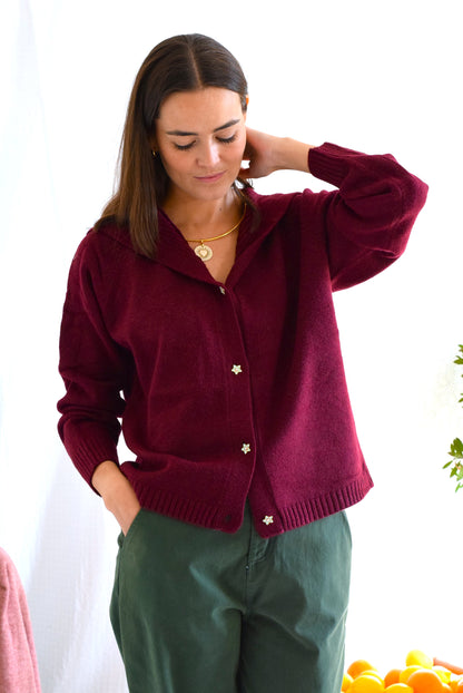 CHAQUETA MARINA - GRANATE