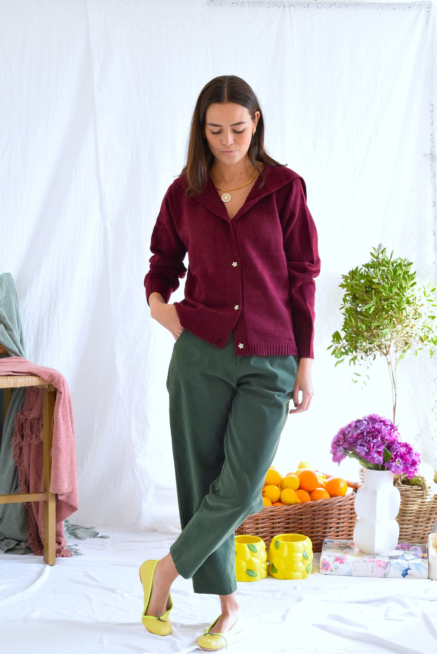 CHAQUETA MARINA - GRANATE