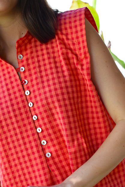 VESTIDO ISABELA - VICHY - PREORDER 11 JUNIO