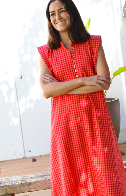VESTIDO ISABELA - VICHY - PREORDER 11 JUNIO