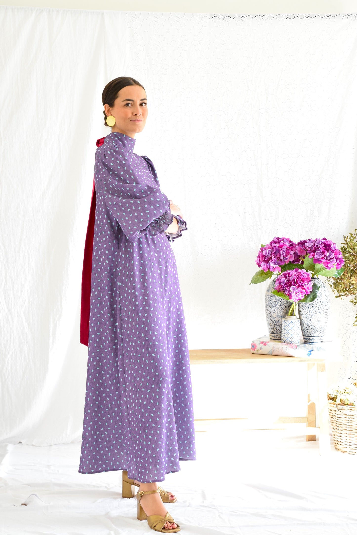 VESTIDO CLEMENTINA - MORADO -