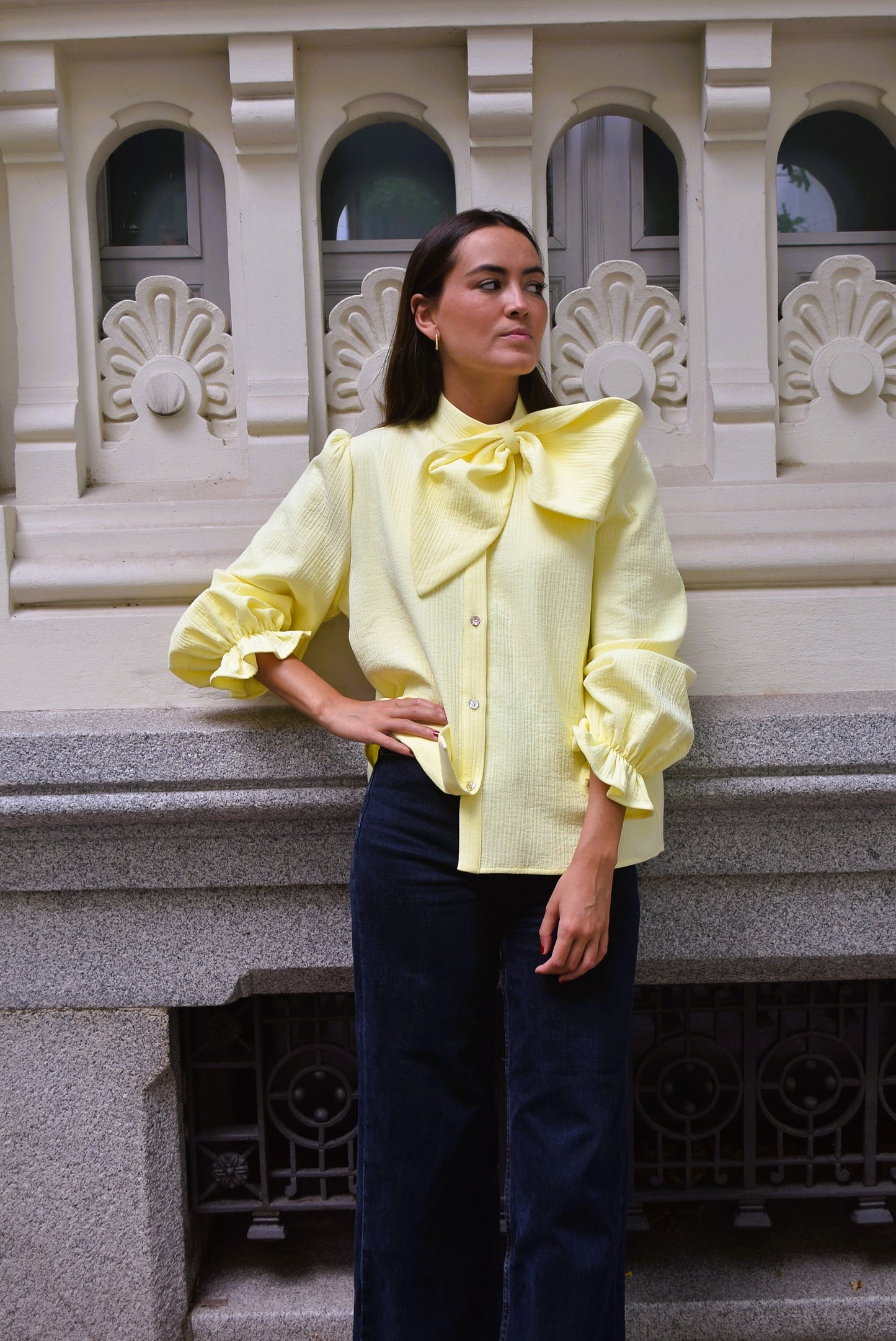 RAFAELA BLOUSE - YELLOW -