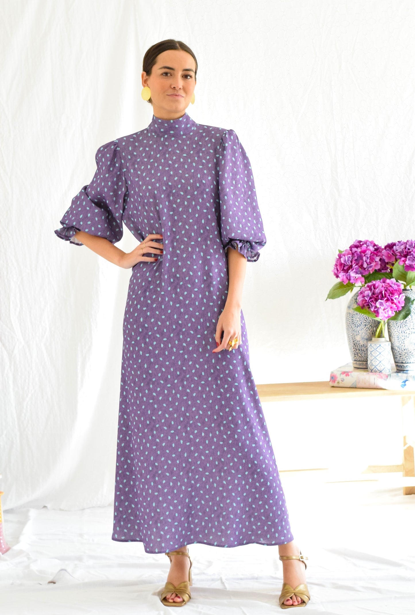 VESTIDO CLEMENTINA - MORADO -