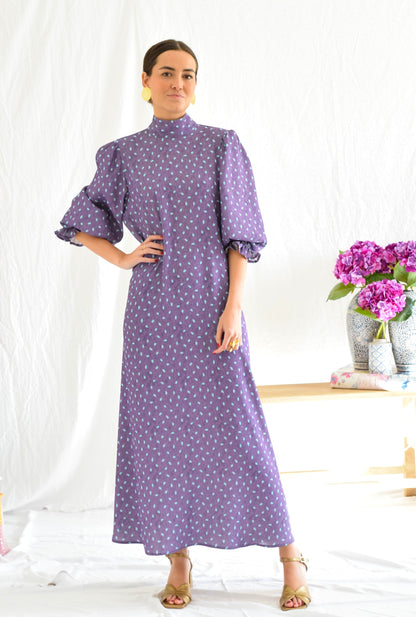 VESTIDO CLEMENTINA - MORADO -