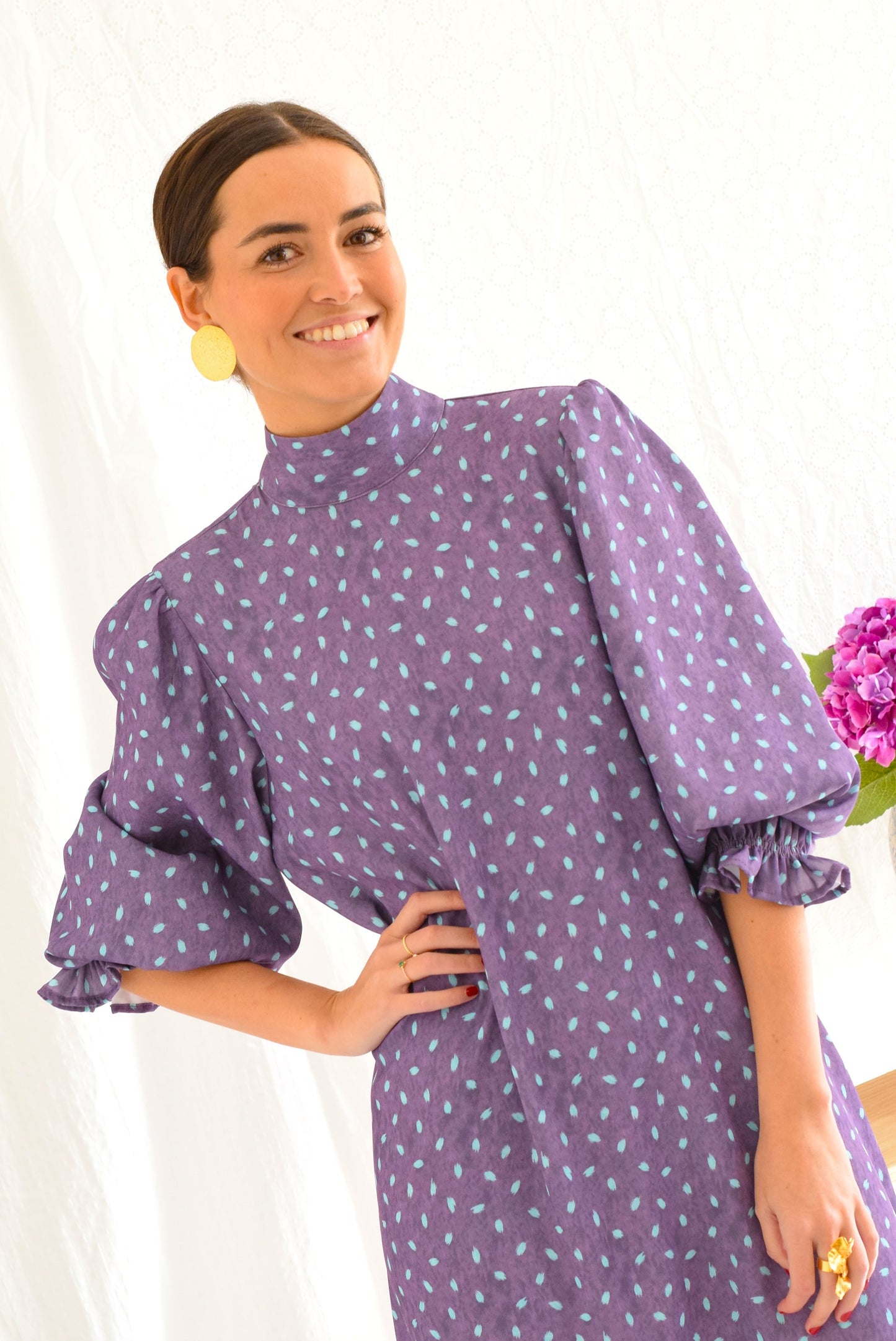 VESTIDO CLEMENTINA - MORADO -