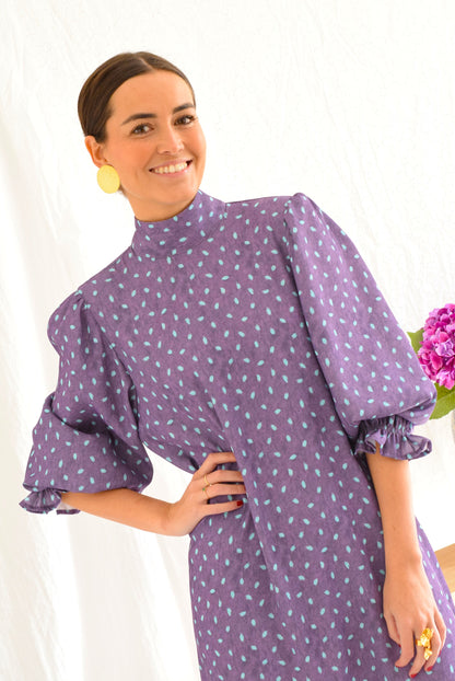 VESTIDO CLEMENTINA - MORADO -