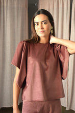 Cargar imagen en el visor de la galería, BLUSA FILIPA - TERCIOPELO ROSA EMPOLVADO -

