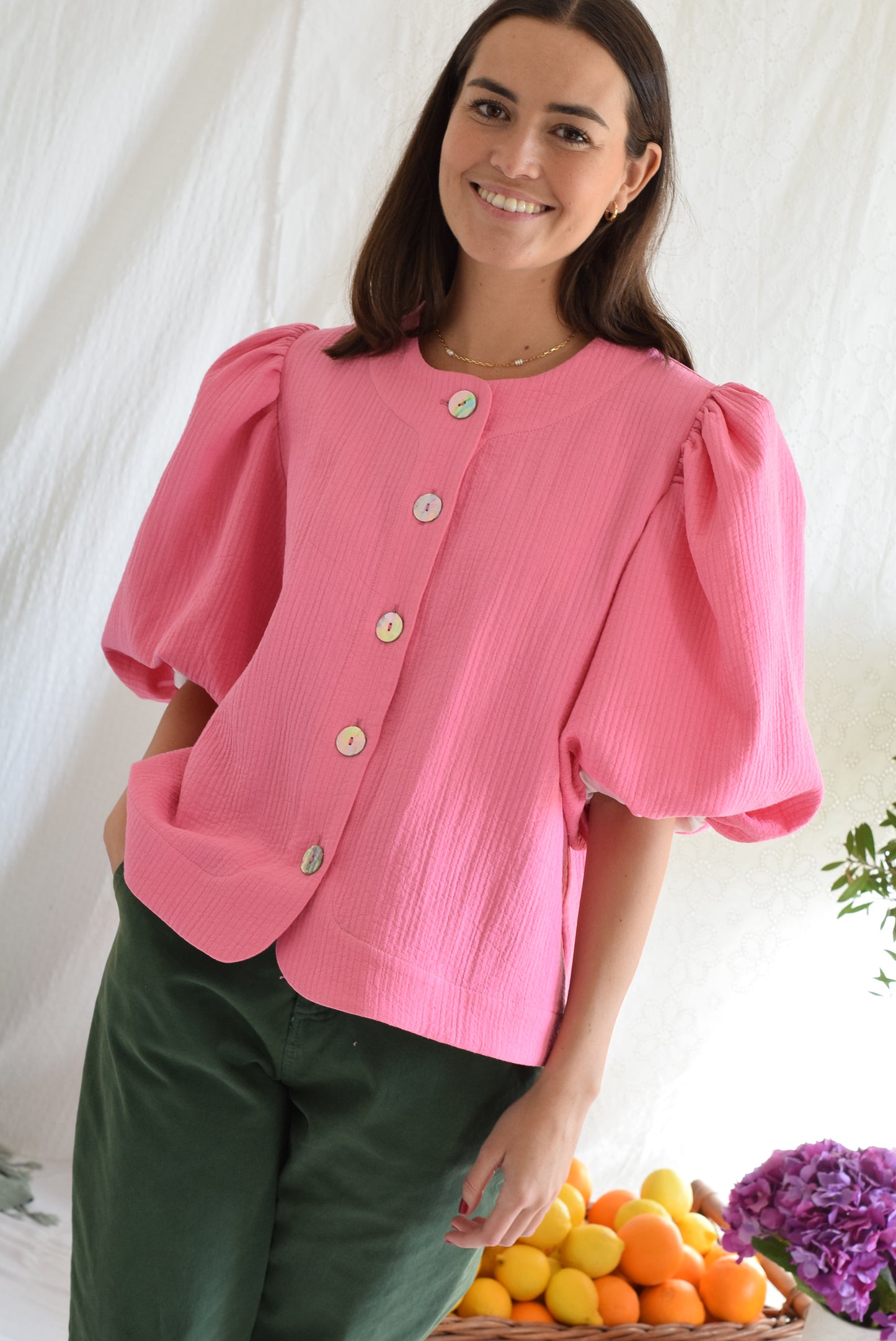 BLUSA HILDA - ROSA -