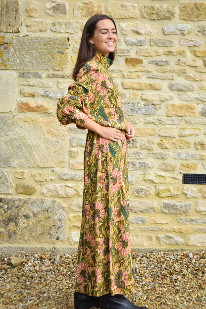 FALDA ANA - FLORES VERDES - PREORDER 9 DICIEMBRE