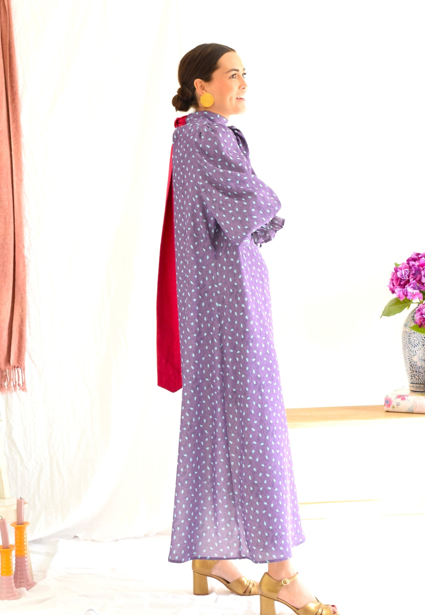 VESTIDO CLEMENTINA - MORADO -