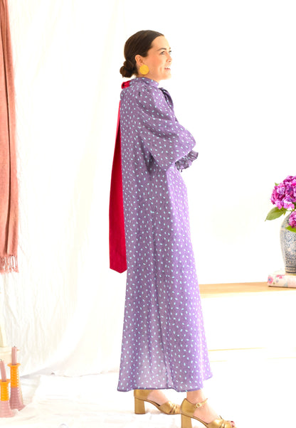 VESTIDO CLEMENTINA - MORADO -