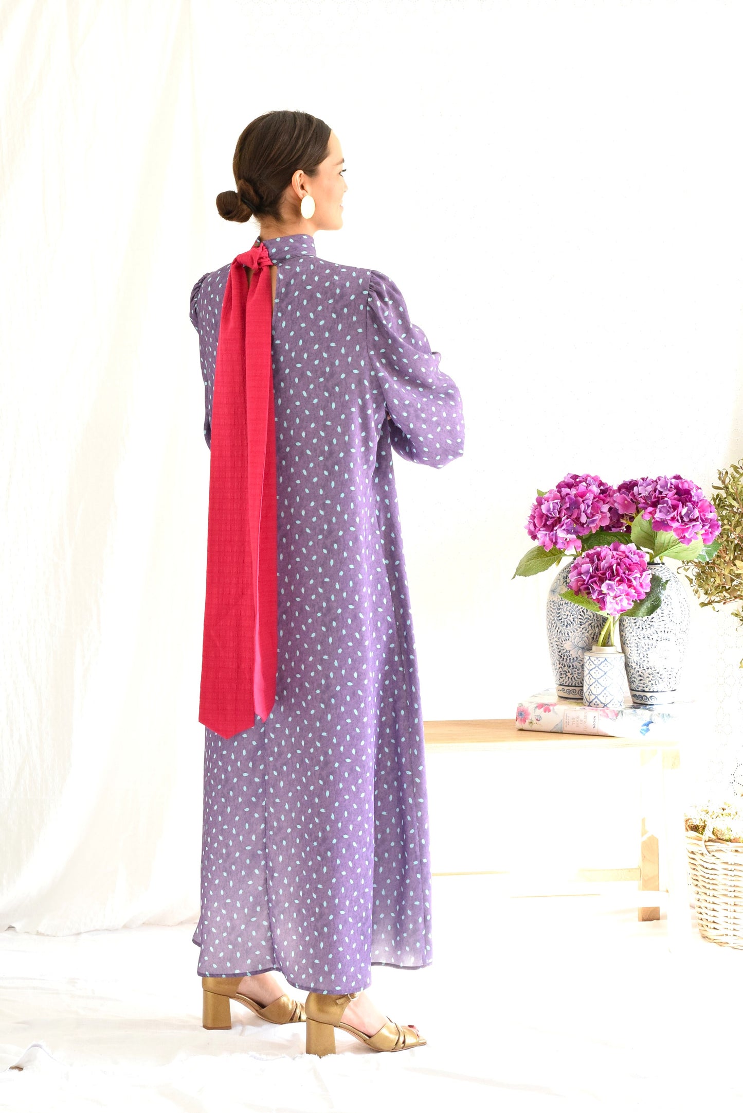VESTIDO CLEMENTINA - MORADO -
