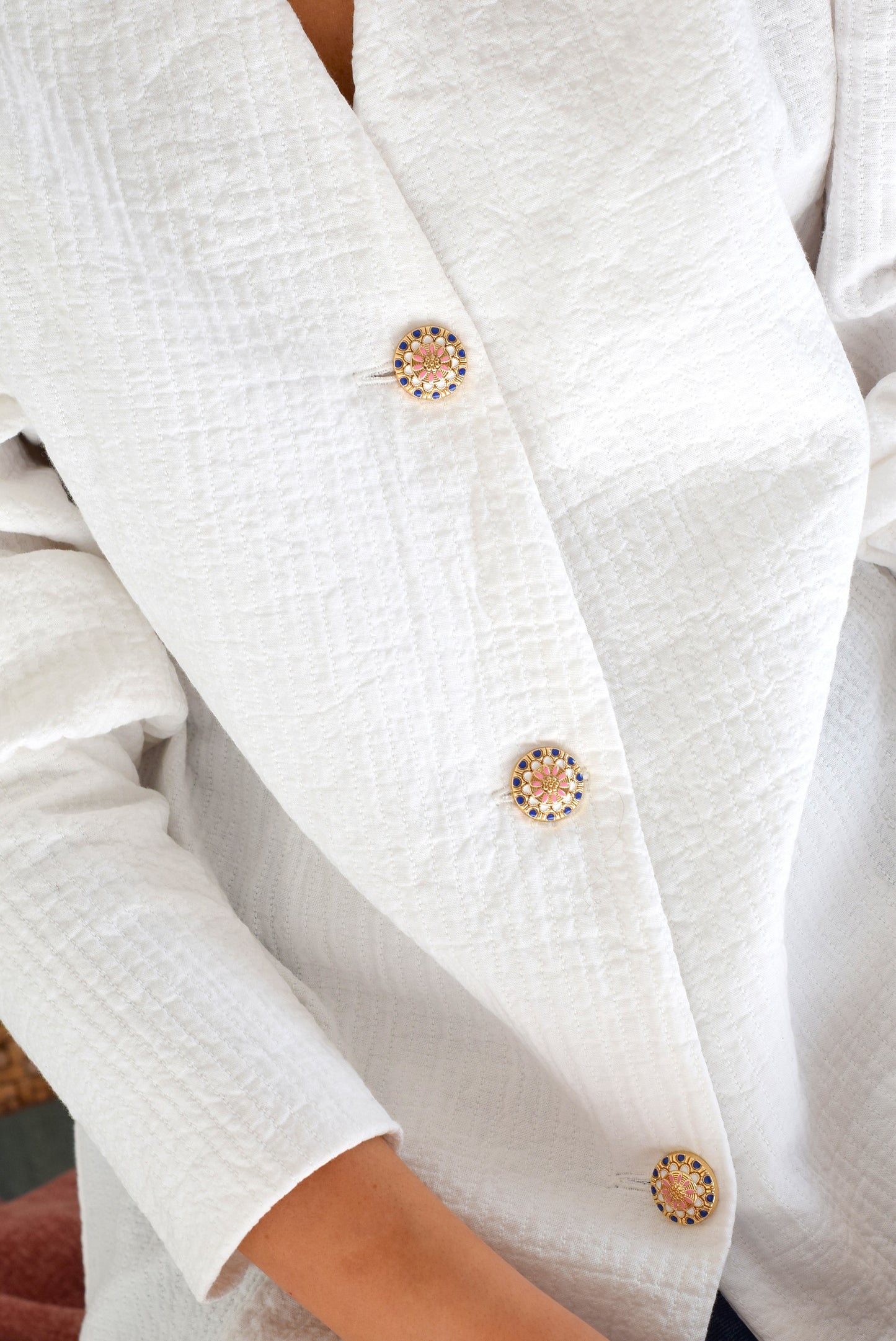 BLUSA FABIOLA - BLANCA - PREORDER 25 FEBRERO