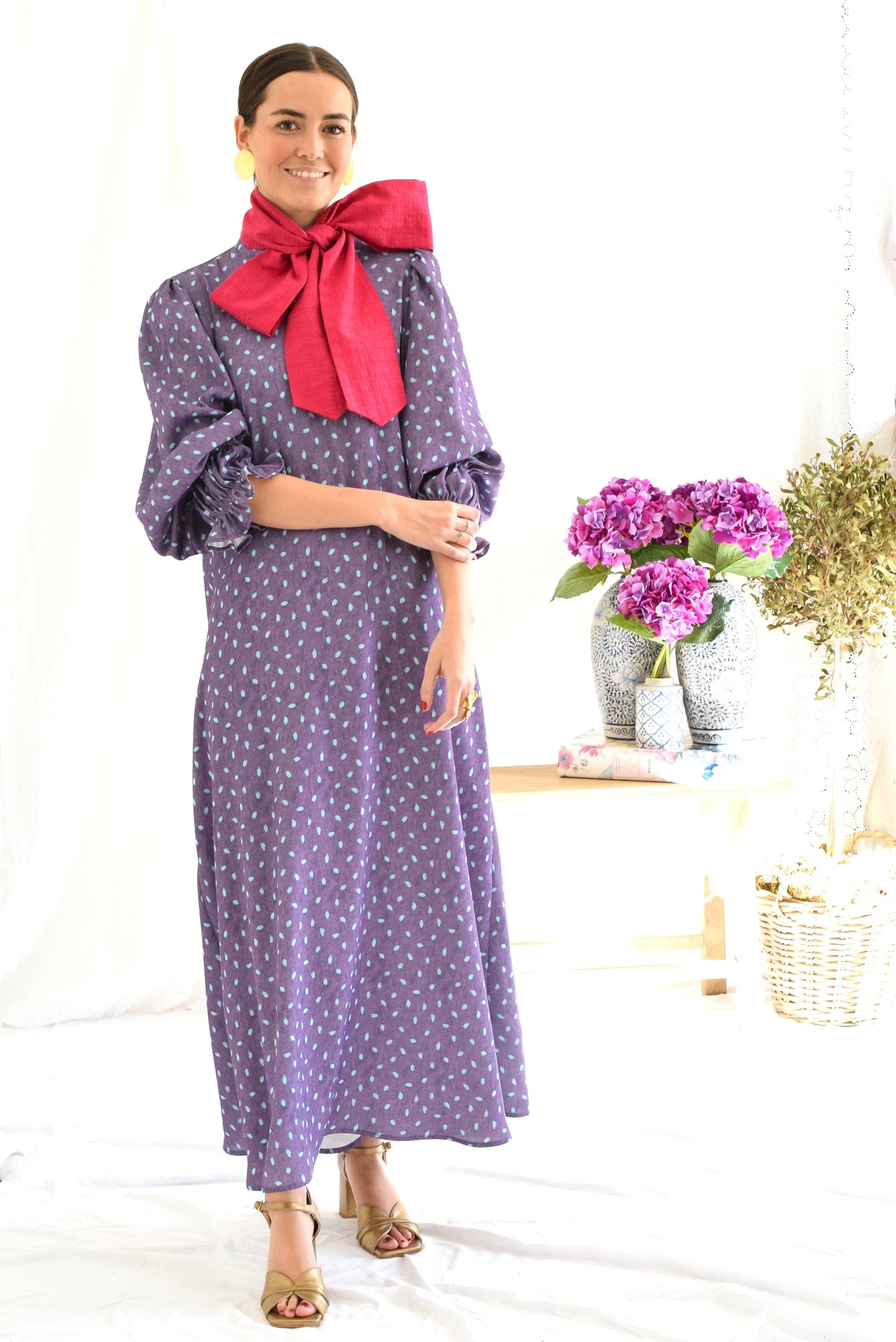 VESTIDO CLEMENTINA - MORADO -