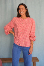 Cargar imagen en el visor de la galería, BLUSA ISABEL - VICHY ROSA
