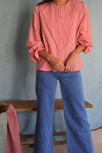Cargar imagen en el visor de la galería, BLUSA ISABEL - VICHY ROSA
