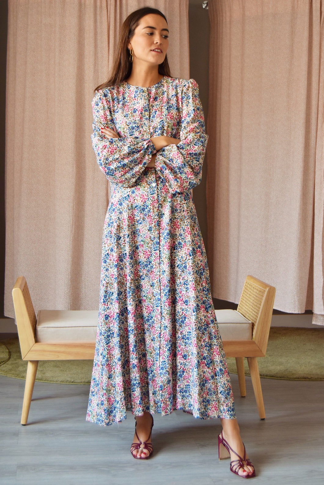 VESTIDO JIMENA - FLORECITAS -