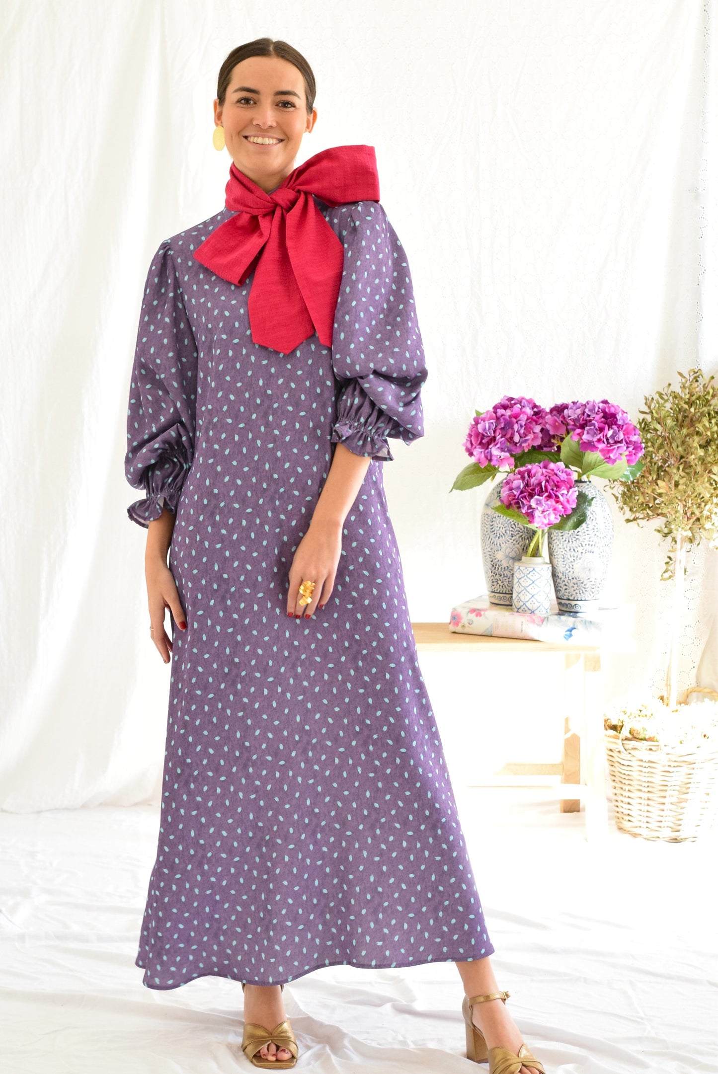 VESTIDO CLEMENTINA - MORADO -