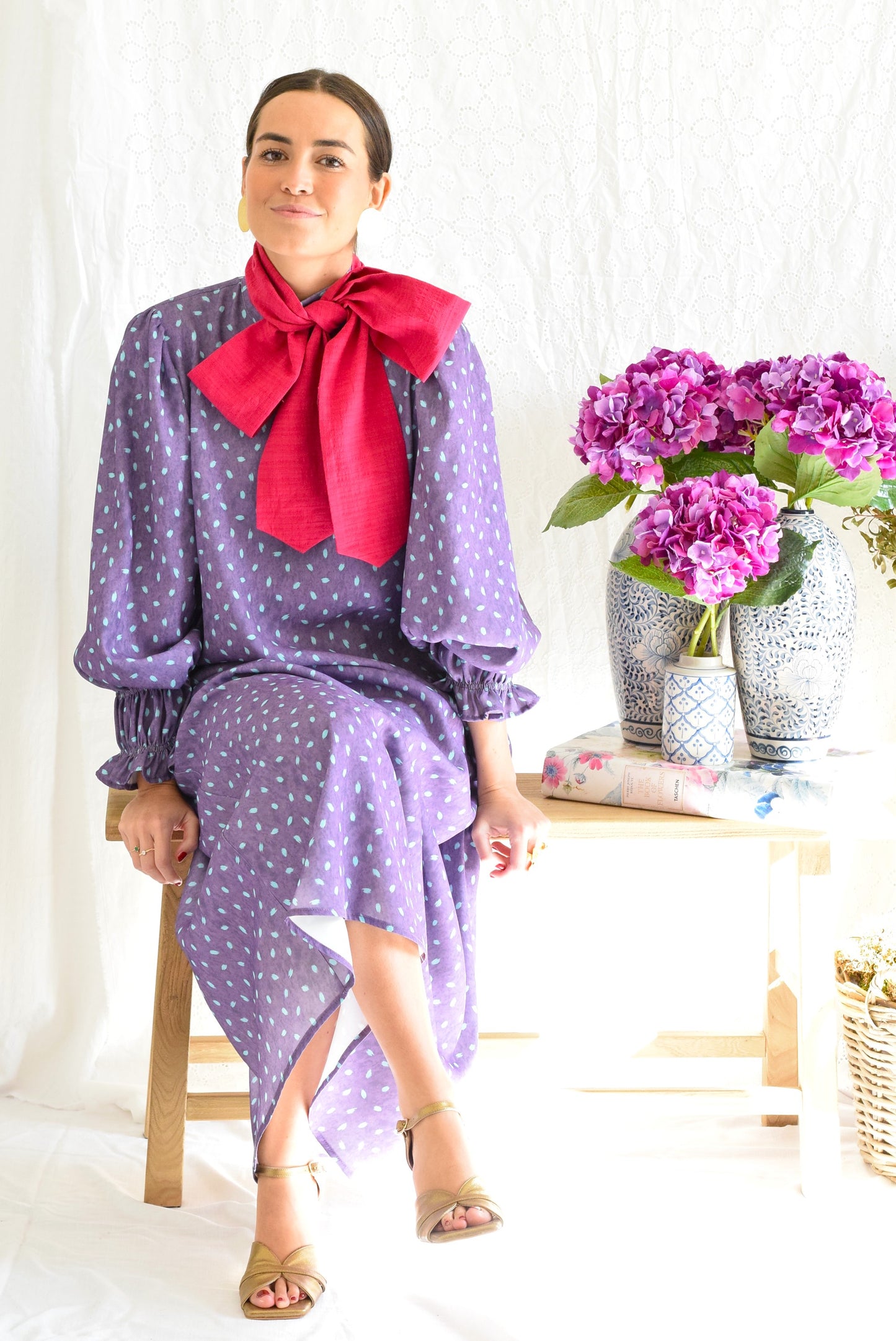 VESTIDO CLEMENTINA - MORADO -