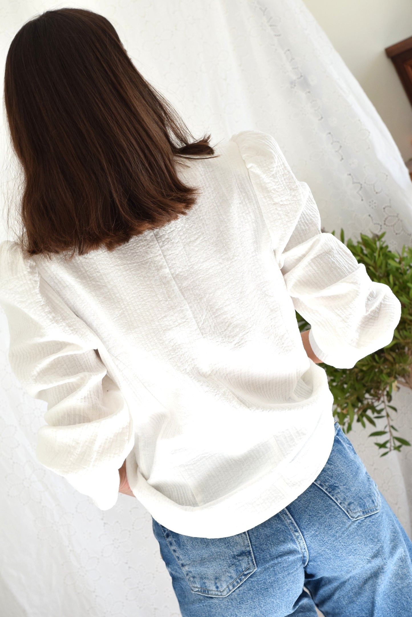 BLUSA FABIOLA - BLANCA - PREORDER 25 FEBRERO