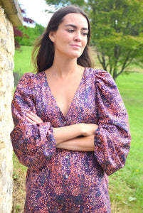 MONO PAULINA - MOTITAS GRANATE -