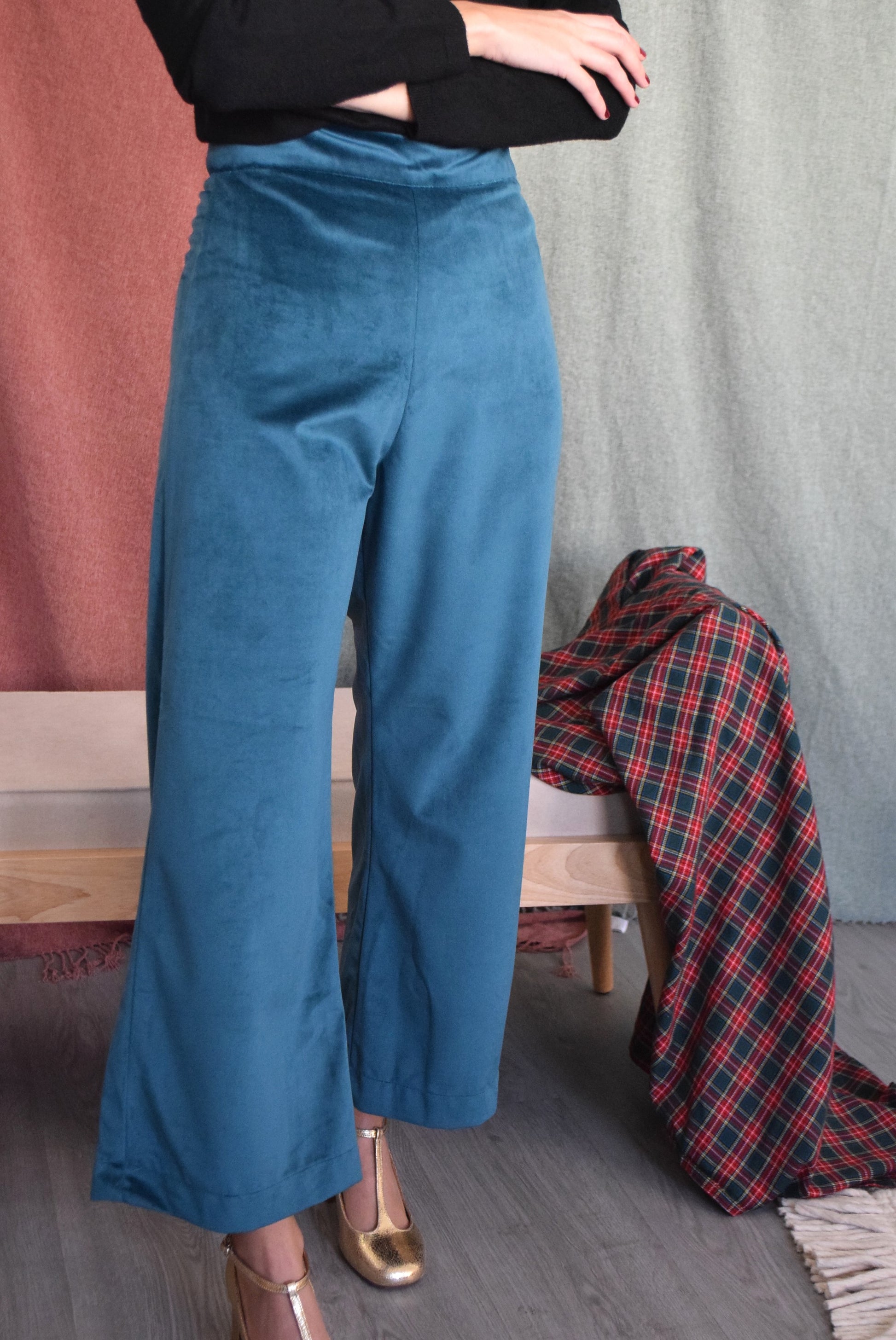 Pantalones terciopelo verde