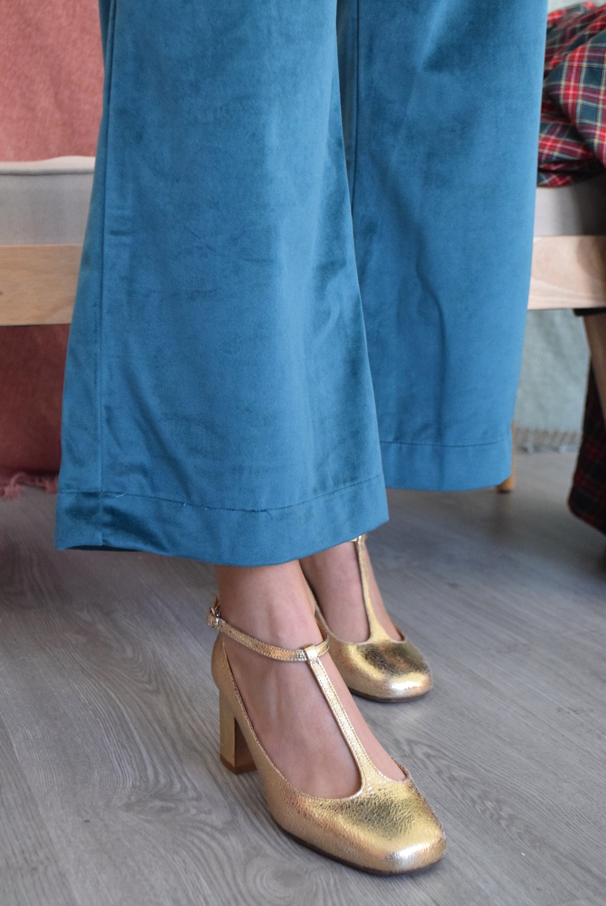 Pantalones terciopelo verde