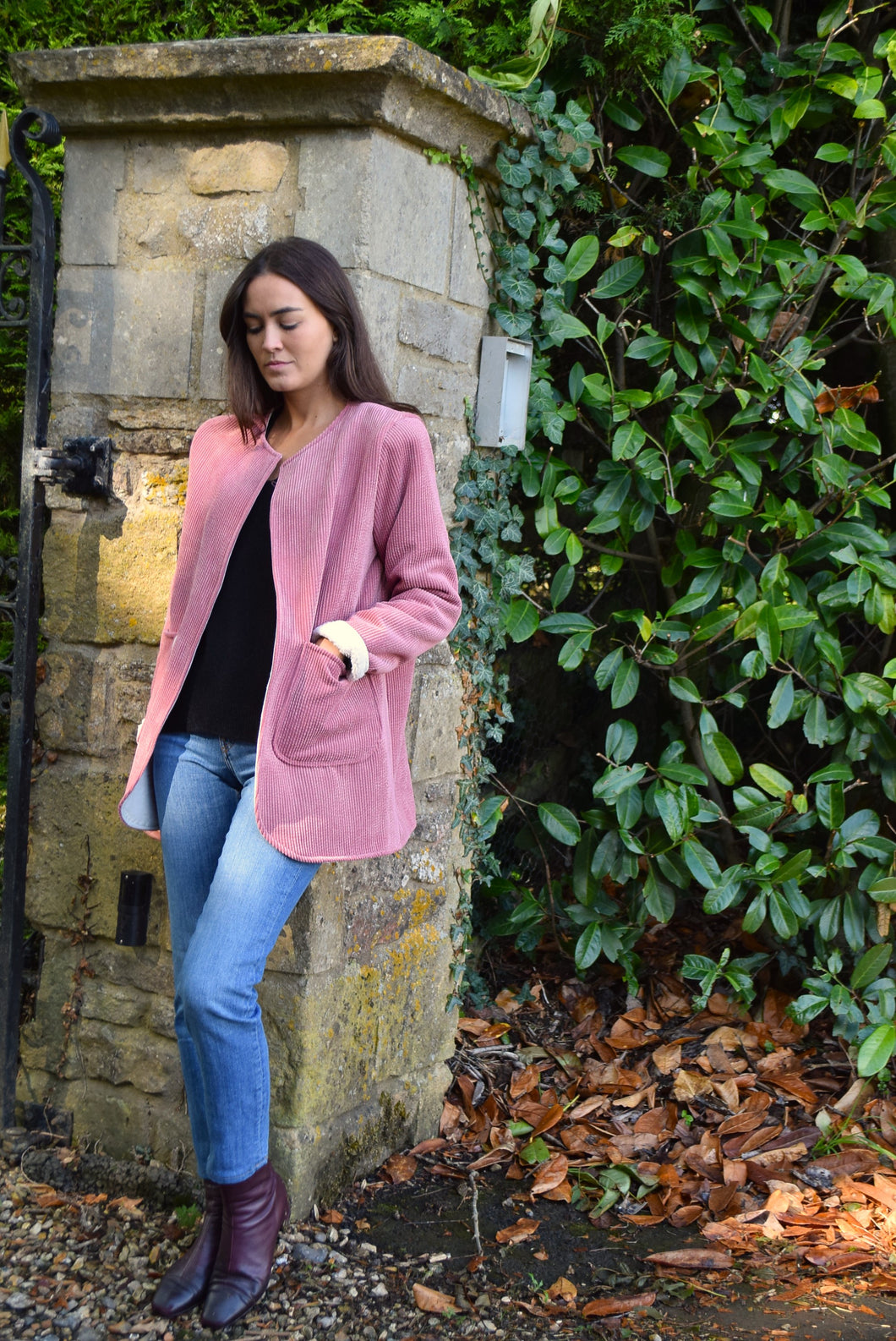 CHAQUETA MACARENA - PANA ROSA -