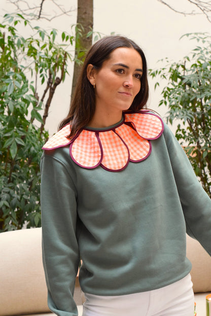 SUDADERA VERDE - MUJER