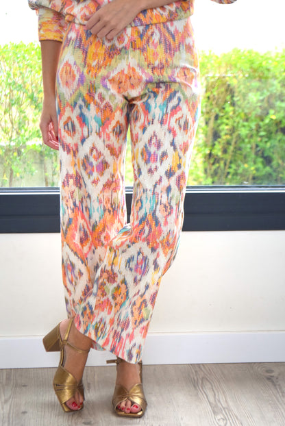 SOL PANTS - RAW IKAT -