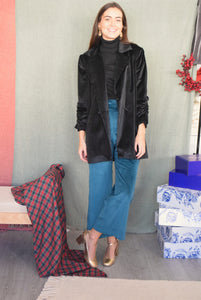 CHAQUETA NONA - TERCIOPELO NEGRO -