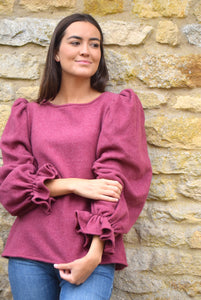 JERSEY FEDERICA - GRANATE -