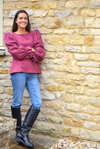 JERSEY FEDERICA - GRANATE -