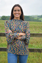 Cargar imagen en el visor de la galería, BLUSA MICAELA - ZIGZAG -
