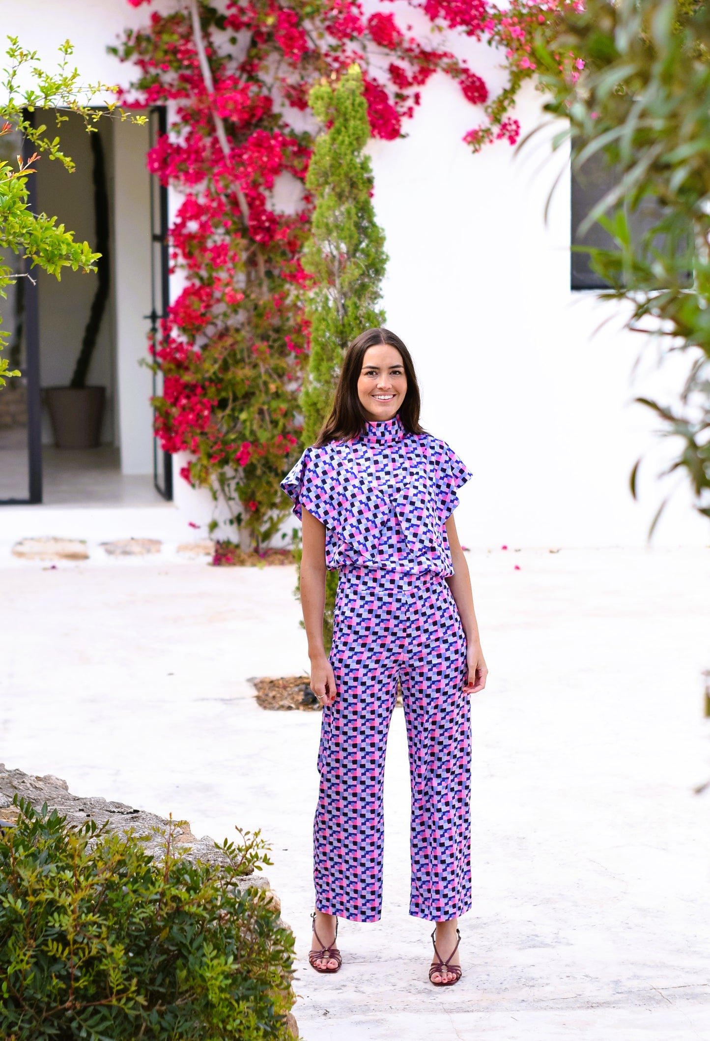 PANTALONES SOL -  AZUL Y ROSA - PREORDER 5 JULIO