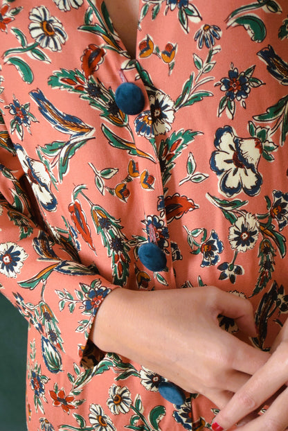 FABIOLA DRESS - BLUE -