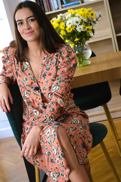 FABIOLA DRESS - BLUE -