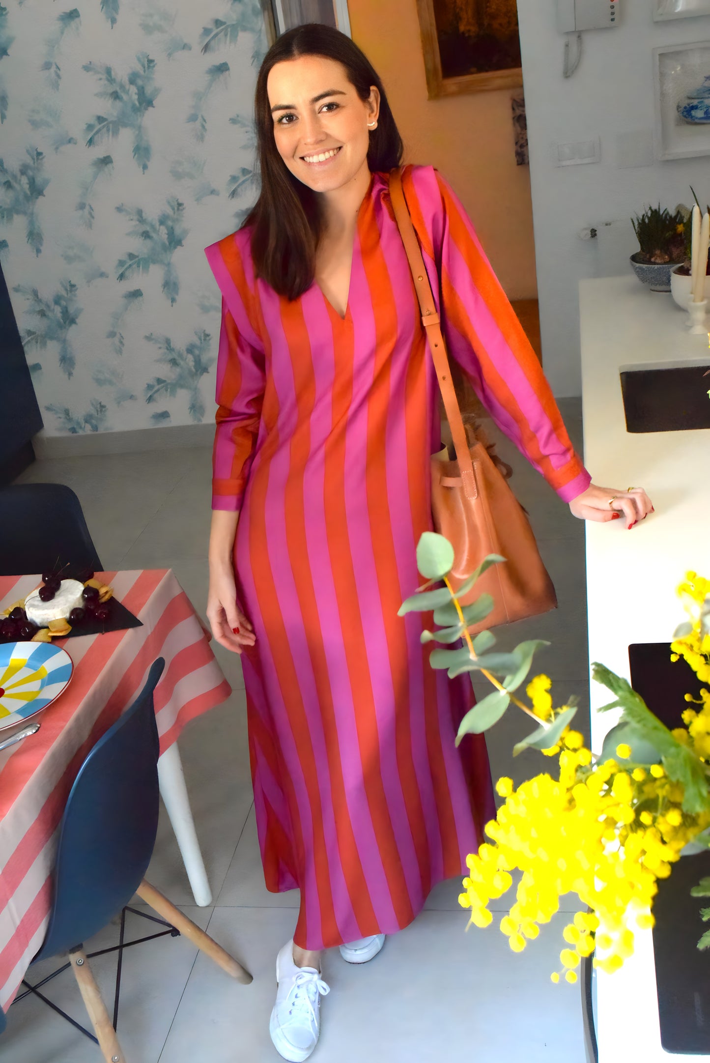 VESTIDO CARLOTA - RAYAS -