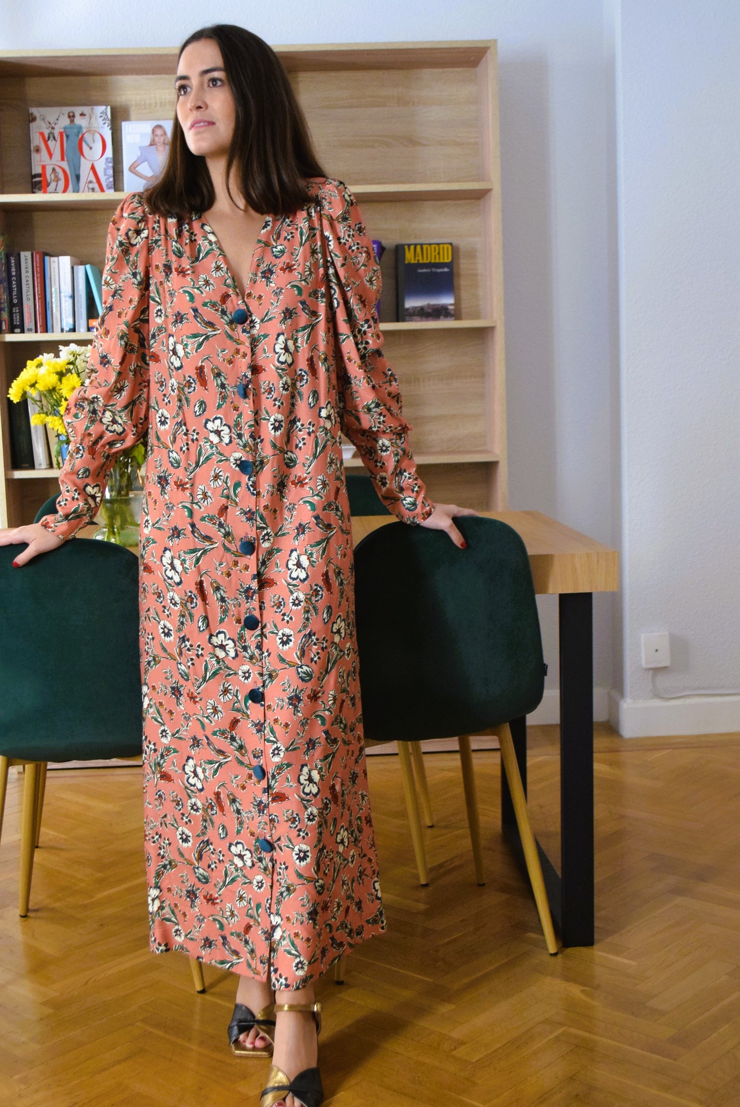 FABIOLA DRESS - BLUE -