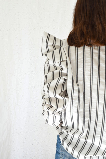 SOBRECAMISA BEGOÑA - RAYAS NEGRAS