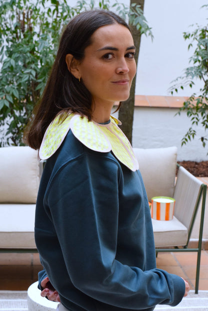 SUDADERA AZUL- MUJER