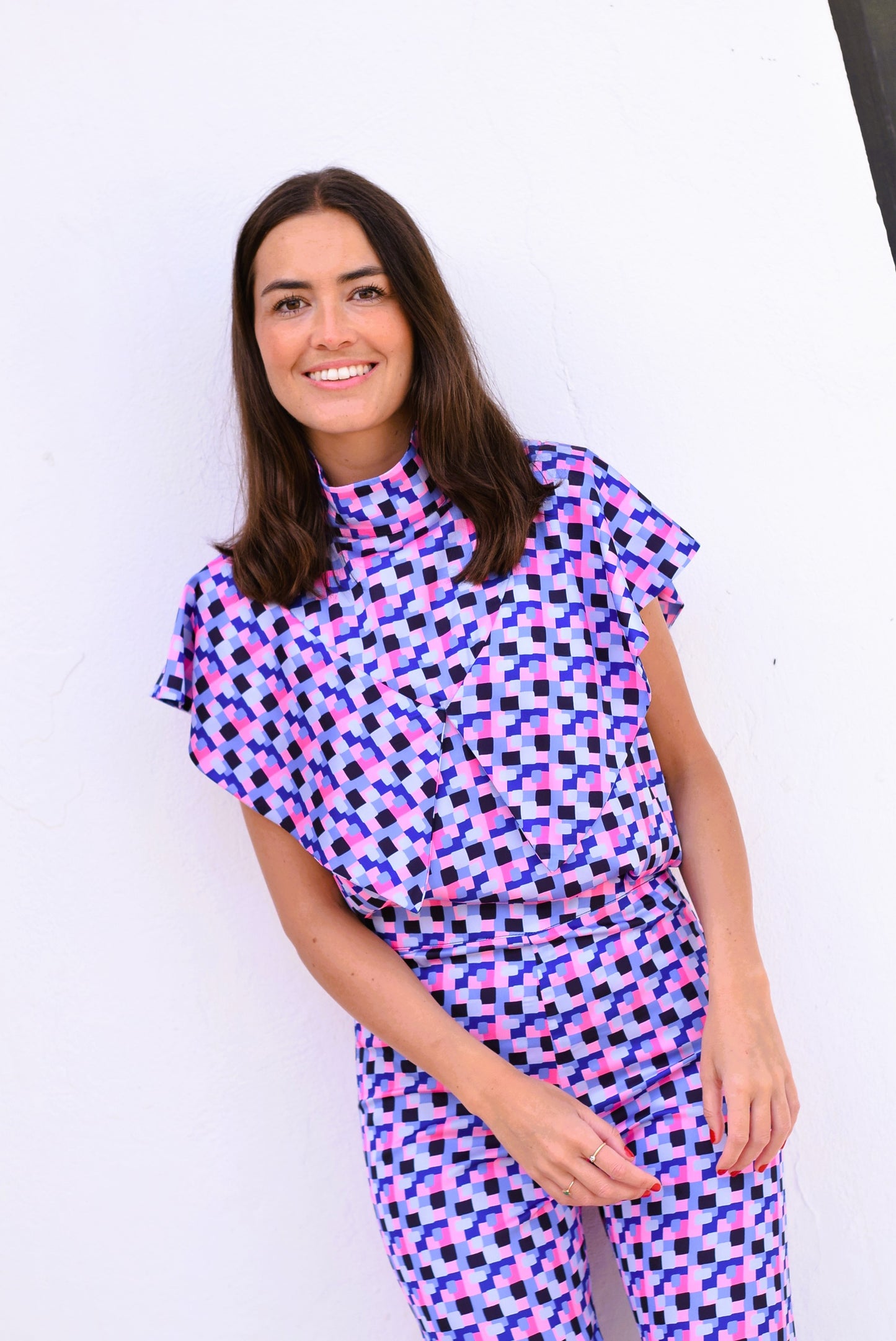 PANTALONES SOL -  AZUL Y ROSA - PREORDER 5 JULIO
