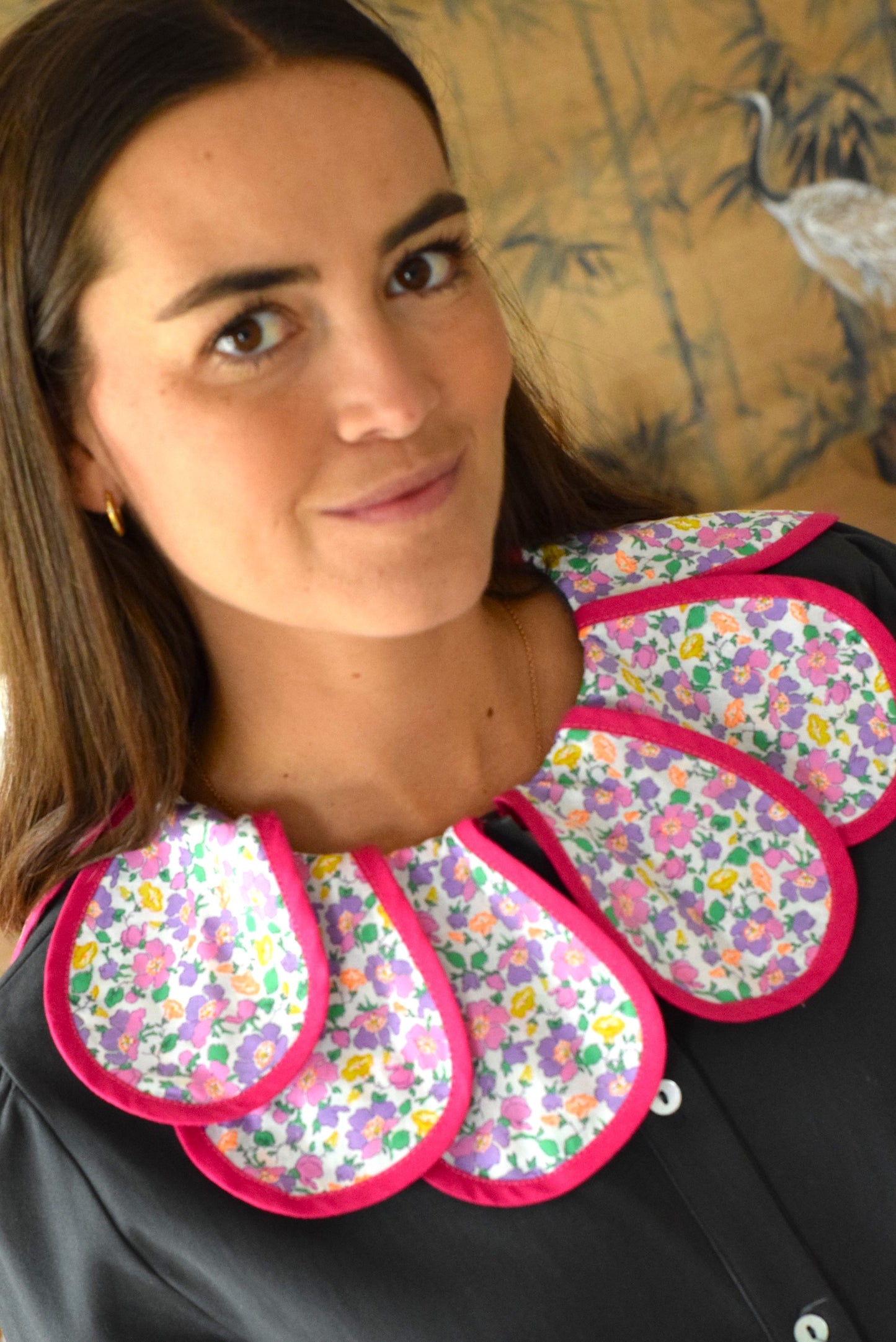 BLUSA PIA - GRIS CON LIBERTY - PREORDER 5 SEPTIEMBRE