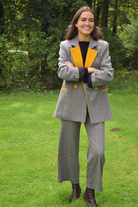 PANTALONES SOL - CUADRO AMARILLO -