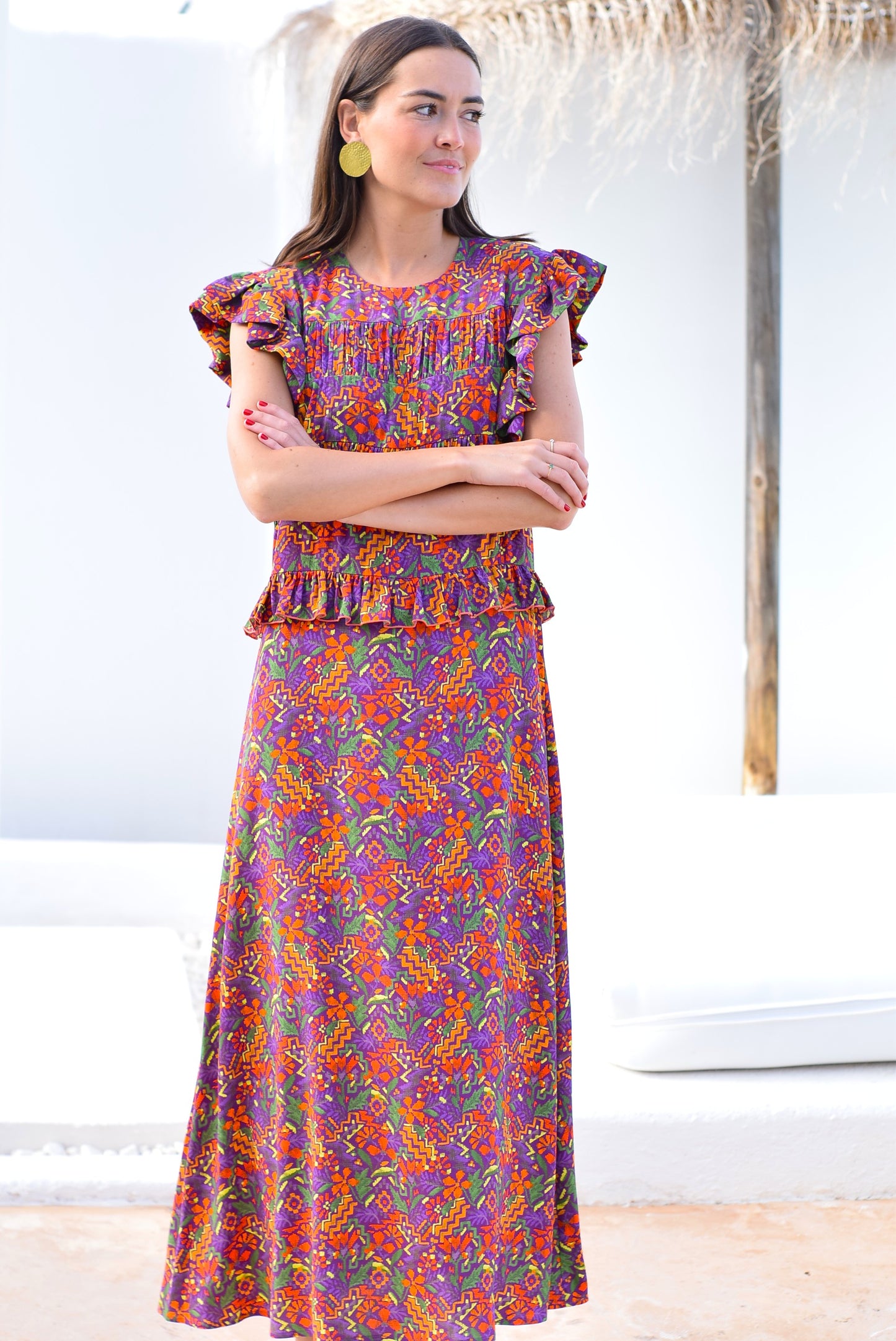 VESTIDO MARCELA - MORADO - PREORDER 22 DE MAYO