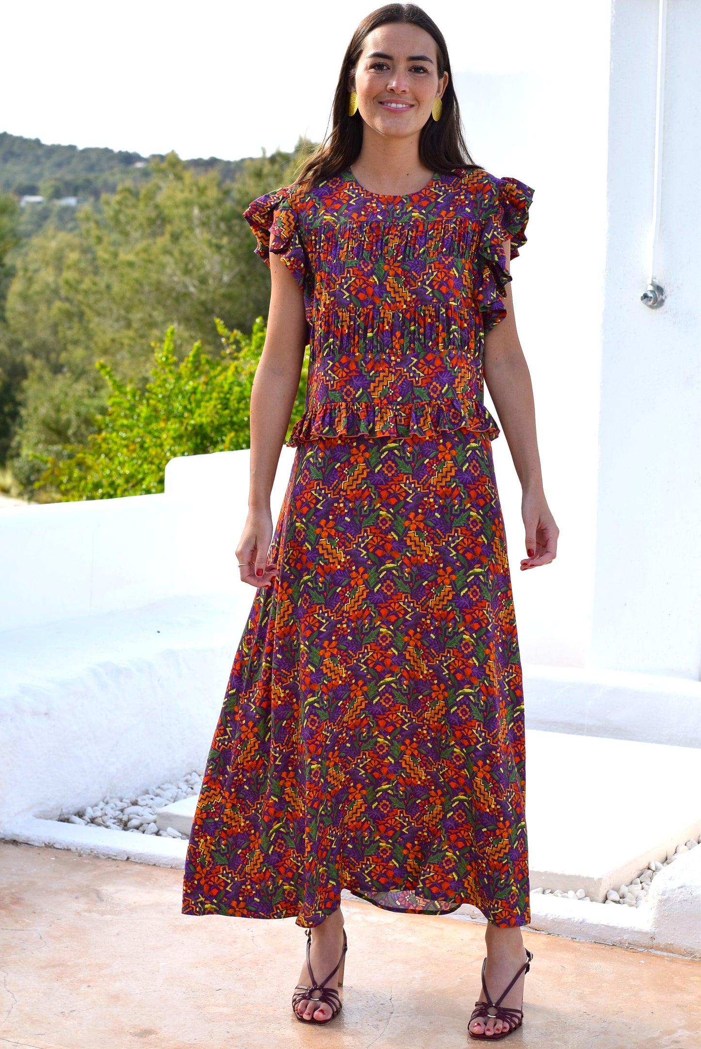 VESTIDO MARCELA - MORADO - PREORDER 22 DE MAYO