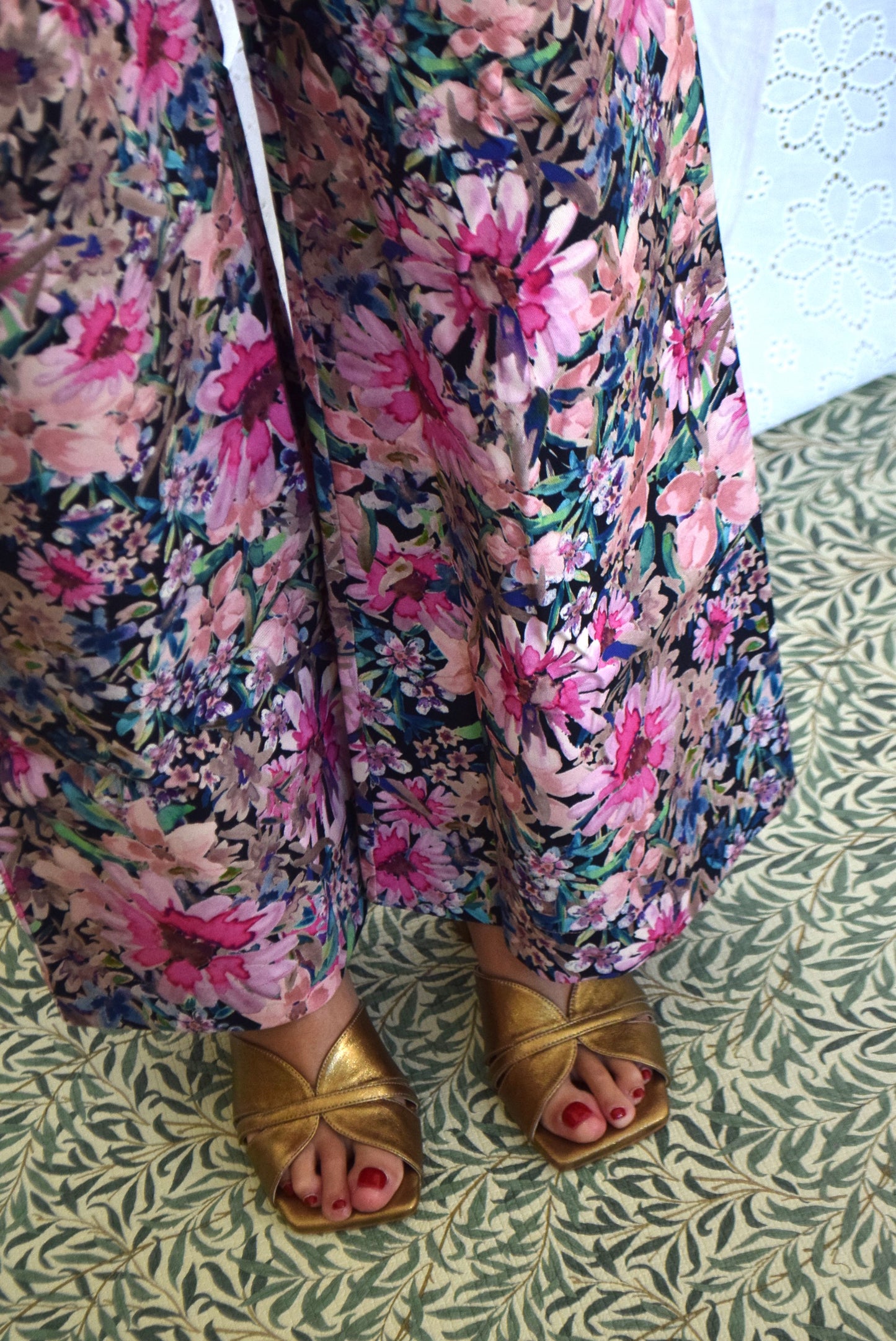 ITZIAR PANTS - FLOWERS -